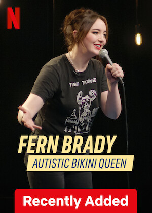 Netflix: Fern Brady: Autistic Bikini Queen | <strong>Opis Netflix</strong><br> W sfilmowanym w Bristolu stand-upie sarkastyczna szkocka komiczka porusza ważne tematy, takie jak śmierć, choroby i rozczarowania, które niesie ze sobą wiek średni. | Oglądaj film na Netflix.com